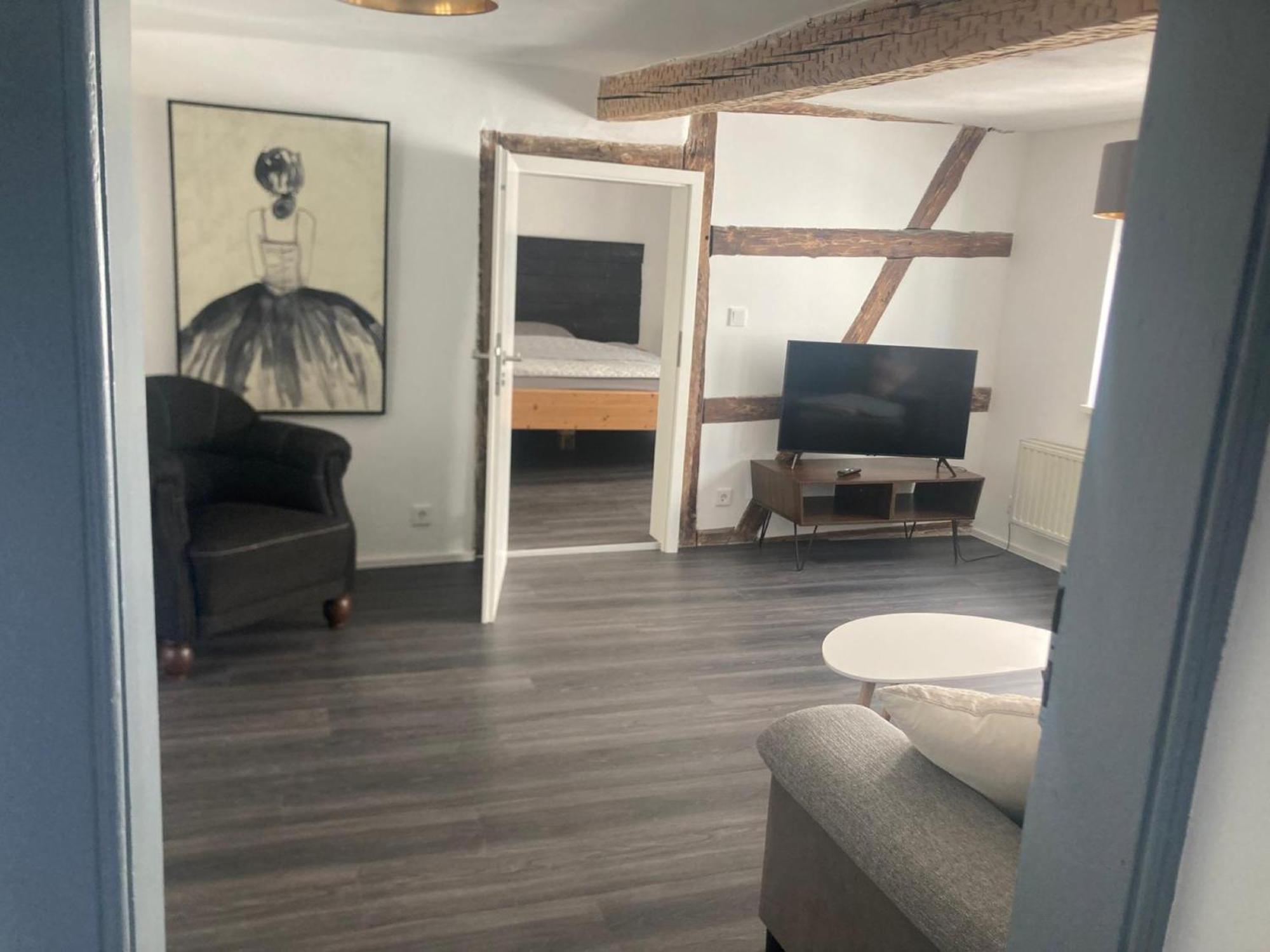 Charmante Ferienwohnung Im Gaesschen Rudolstadt Esterno foto