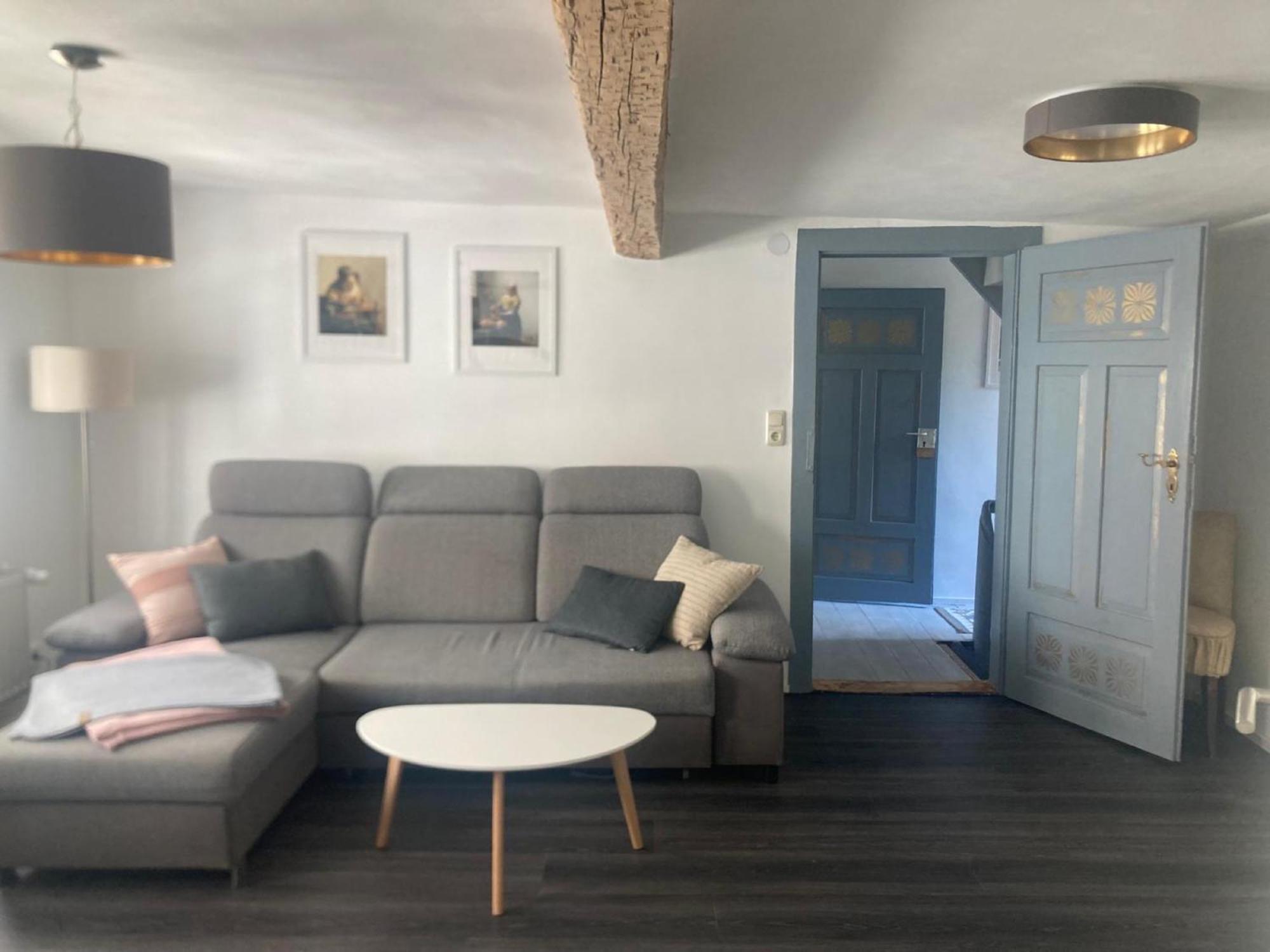 Charmante Ferienwohnung Im Gaesschen Rudolstadt Esterno foto